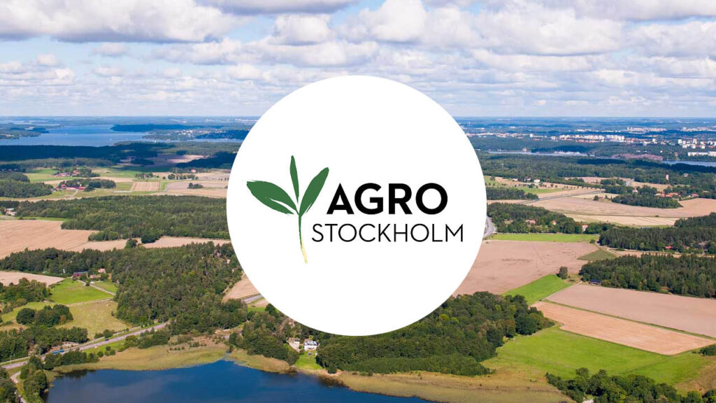 Agro Stockholm, temabild och logo, foto Helikopterfoto.se