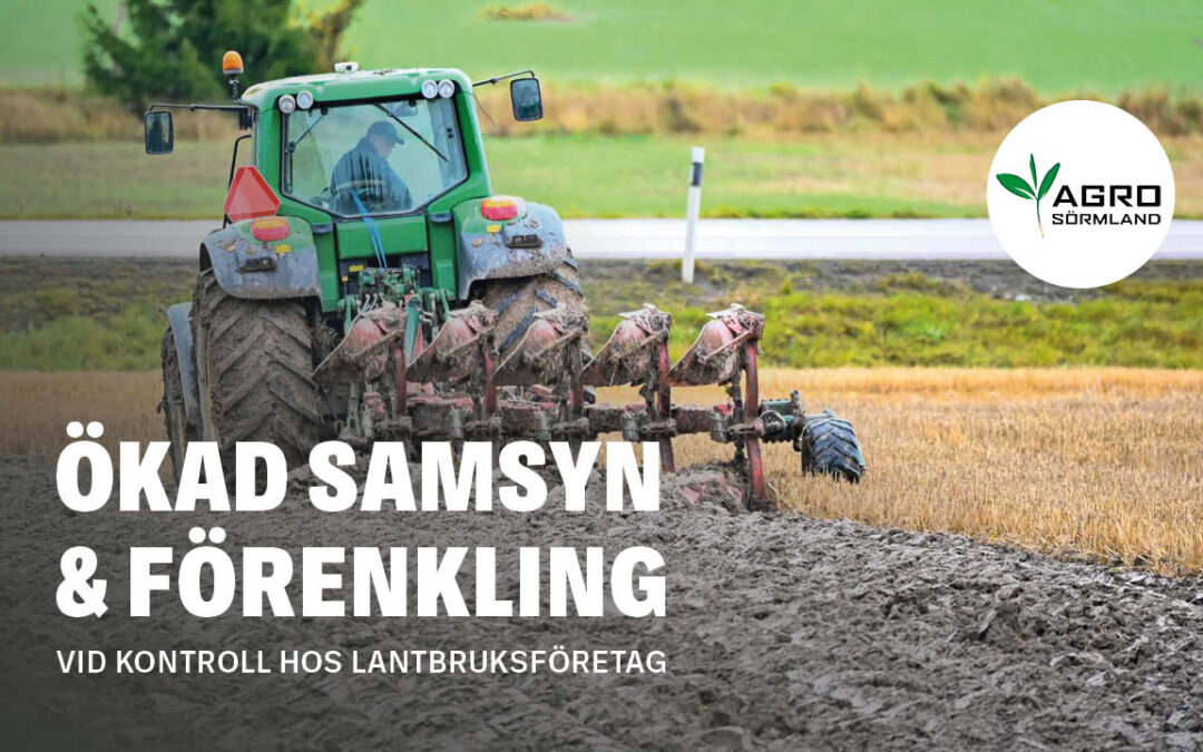 Se webbinarium om förenkling vid kontroll i lantbruket